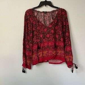 Long Sleeve Floral Top